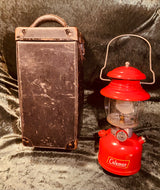 Zero Stock-eVintage Coleman 200A Pressure Lantern 1/1957 Made in USA With Rare Box