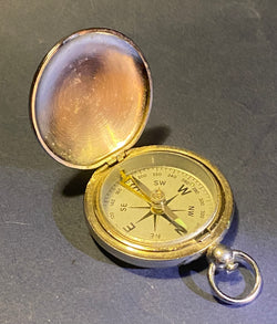 Vintage Pocket Compass Made In Japan