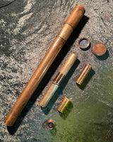 Antique Single Draw Telescope J.J. Messer London US Navy