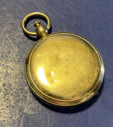 Zero Stock-Vintage WW2 U.S. Wittnauer Military Pocket Compass In Hunter Style Case