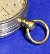Zero Stock-Antique Pocket Barometer Altimeter Charles G Ewing San Francisco