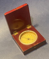 Antique Fruit Wood Compass Made By Stockert Germany