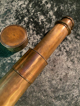 Antique Single Draw Telescope J.J. Messer London US Navy