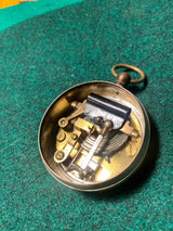 Zero Stock-Antique Pocket Barometer Altimeter Charles G Ewing San Francisco