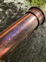Zero Stock-Antique Single Draw Telescope  George Stebbing Portsmouth Optician to Royal Yacht Squadron