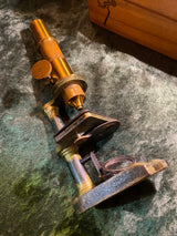 Zero Stock-Antique Field Microscope Made in Germany