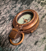 Zero Stock-Antique Green Card  Prismatic Marching Compass Made in England