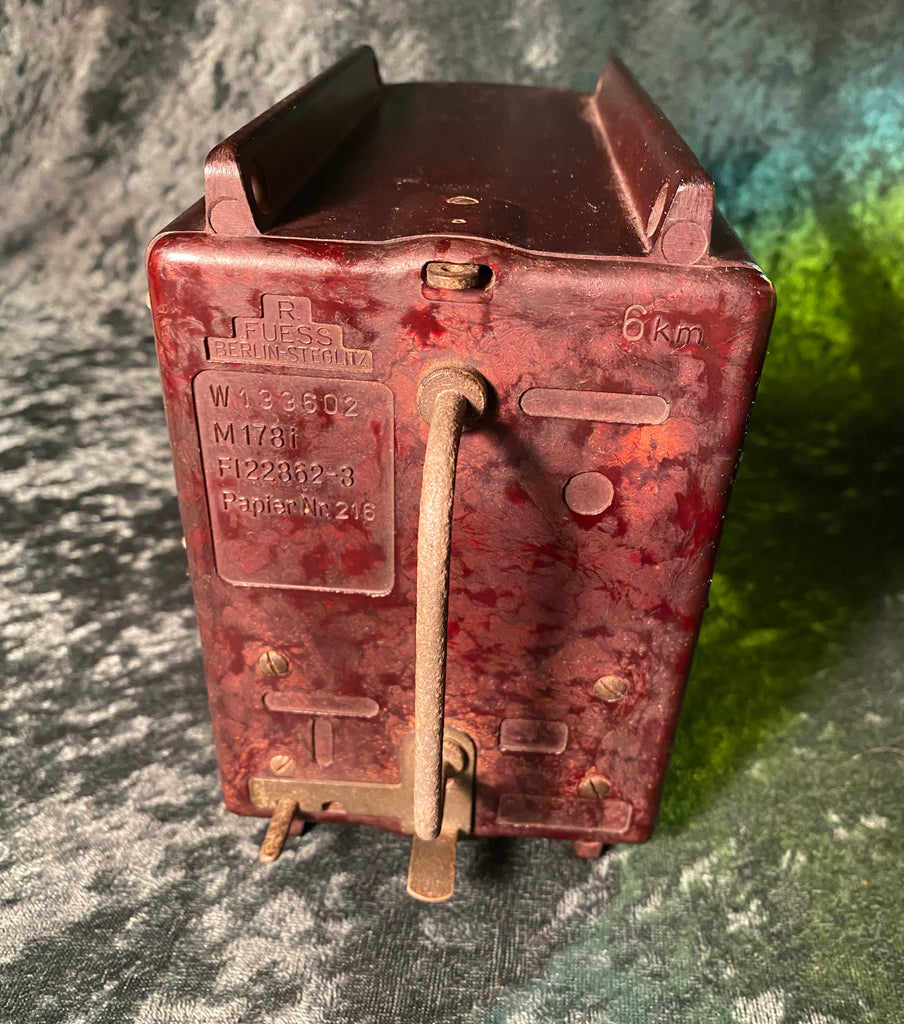 Zero StockVintage Aircraft Altimeter Barograph R Fuess Berlin Germany