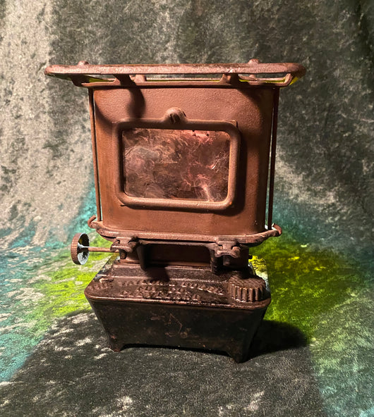 Antique Game Junior Portable Iron Heater Kerosene Stove Part 