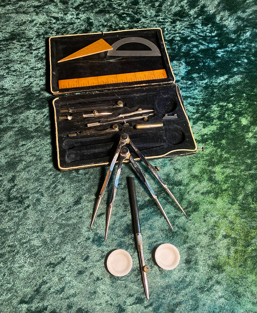 Zero Stock-Antique Drafting Set Made in Germany – Explorer Antiques