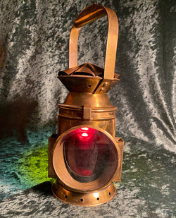 Zero Stock-Antique Railroad Lantern Sherwood Birmingham England