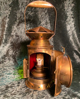 Zero Stock-Antique Railroad Lantern Sherwood Birmingham England