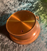 Zero Stock-Antique US Navy Aneroid Barometer Thermometer Tycos Rochester New York