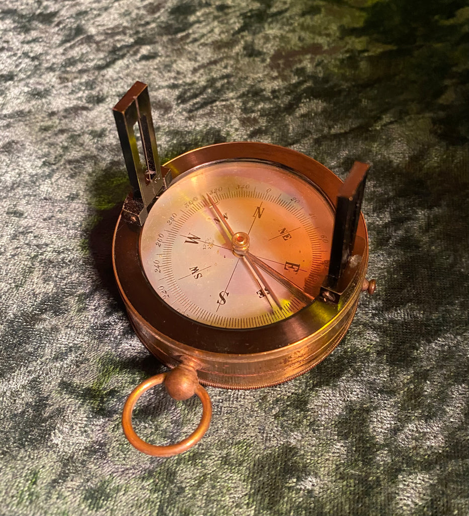 Zero Stock -Antique Surveyiors or Mining Compass Made in France ...