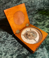 Antique Pocket Sundial Compass Made in France