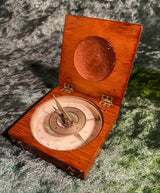 Antique Pocket Sundial Compass Made in France