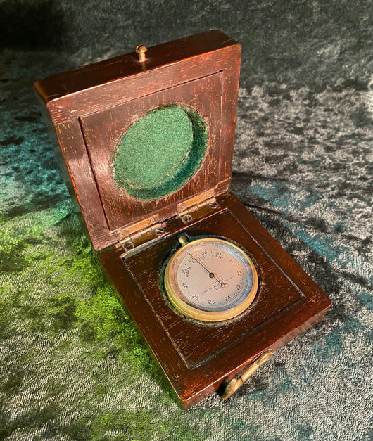 Antique Pocket Altimeter Barometer JJ Hicks London