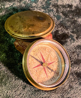 Zero Stock- Antique Pocket Compass Made in Germany