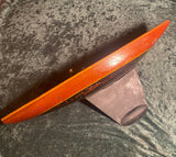 Zero Stock-Antique Mahogany Wood Pond Boat Yacht Hull