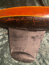 Zero Stock-Antique Mahogany Wood Pond Boat Yacht Hull