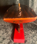 Zero Stock-Antique Mahogany Wood Pond Boat Yacht Hull