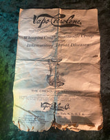 Zero Stock -Antique Cresolene Vaporizer Oil Lamp W/ Box Instructions