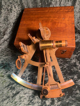 Zero Stock-Antique Marine  Sextant Octant Kevin Bottomley Baird Glasgow