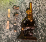 Antique Brass Microscope ATCO Germany