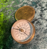 Zero Stock- Vintage Brass Compass Made in England