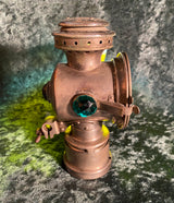 Zero Stock- Antique Bicycle Neverout Insulated Kerosene Safety Lamp  Patent  Rose Mfg. Co. Philadelphia USA