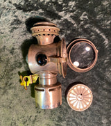 Zero Stock- Antique Bicycle Neverout Insulated Kerosene Safety Lamp  Patent  Rose Mfg. Co. Philadelphia USA