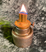 Zero Stock- Antique Bicycle Neverout Insulated Kerosene Safety Lamp  Patent  Rose Mfg. Co. Philadelphia USA
