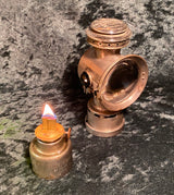 Zero Stock- Antique Bicycle Neverout Insulated Kerosene Safety Lamp  Patent  Rose Mfg. Co. Philadelphia USA