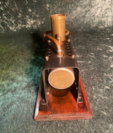 Zero Stock- Antique Live Steam Engine And  Boat Model