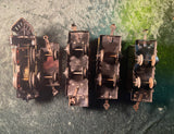 Zero Stock -Antique Bing Bavaria  0-4-0 Clockwork Train Set With Cast Iron Locomotive