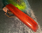 Antique Mahogany Wood Clockwork Speed Boat Mengel Playthings Miss America