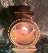 Zero Stock- Antique Kerosene Bicycle Lamp  Jos Lucas LTD Silver King Birmingham England