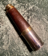 Antique 3 Draw Nickel Silver Telescope Made In England