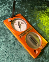 Zero Stock -Antique Compass Inclinometer Alidade Compendium General Peigne WWI