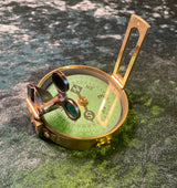 Zero Stock- Antique Green Card  Prismatic Compass Made in England