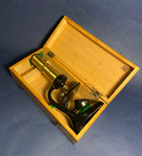 Zero Stock-Antique Field Microscope  Made in Germany