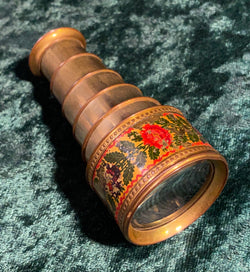 Zero Stock- Antique Five Draw Monocular Telescope Made in France