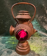 Zero Stock-Neverout Insulated Kerosene Safety Lamp  Patent  Rose Mfg. Co. Philadelphia USA