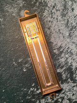 Zero Stock-Antique Minimum Maximum  Brass Thermometer Made by Taylor Rochester New York