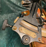 Zero Stock-Antique Marine Sextant Made Heath Co Ltd. New Eltham London And Tested by Hezzanith Observatory