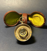 Zero Stock-Antique Pocket Barometer Compass and Thermometer Compendium Made by Short Mason  London