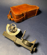 Zero Stock- Vintage Abney Reflecting Level Pocket Altimeter Compass Made by Negretti & Zambra London