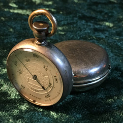 ZERO STOCK-VICTORIAN MEDICAL BIMETALIC PALM THERMOMETER