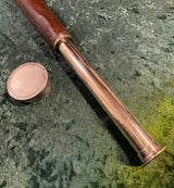 Zero Stock-Antique Nautical Telescope ROSS London Made of Nickel Silver