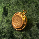 ZERO STOCK-Antique Compass Charm With Rare Anchor Needle